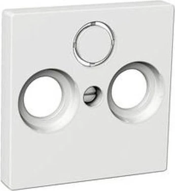 Schneider Electric ELSO Zentralplatte Antennensteckdose 3-Loch, anthrazit