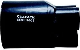 Cellpack SEH Warmschrumpf-Aufteilkappe 5-Finger-Aufteilkappe, SEH5 100-42, schwarz