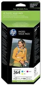 HP Tinte 364 Photo Value Pack 100 Blatt