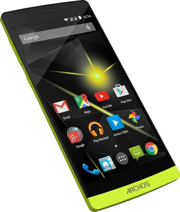 Archos 50 Diamond schwarz/gelb