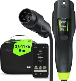 Green Cell Ladekabel Typ 2 auf Typ 2, 11kW, 5m
