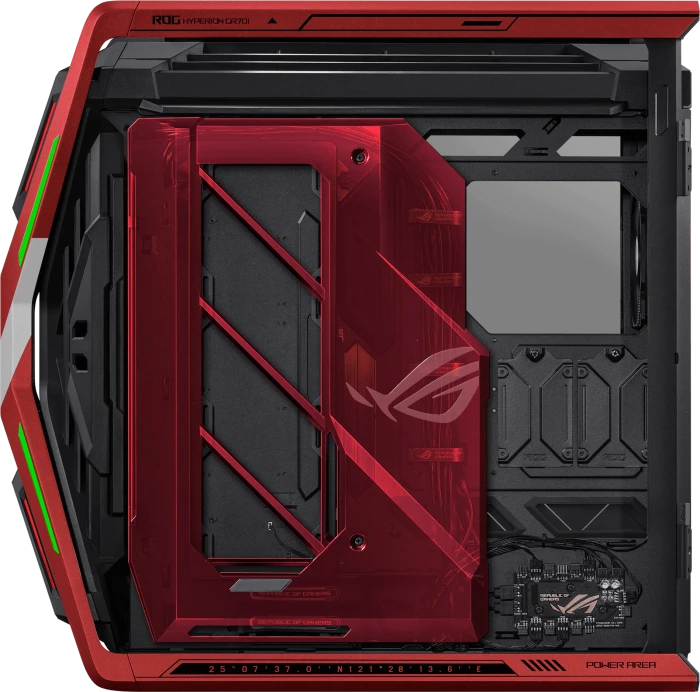 ASUS ROG Hyperion GR701 EVA-02 Edition, Glasfenster