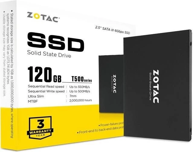 Zotac T500 SSD 120GB, 2.5" / SATA 6Gb/s