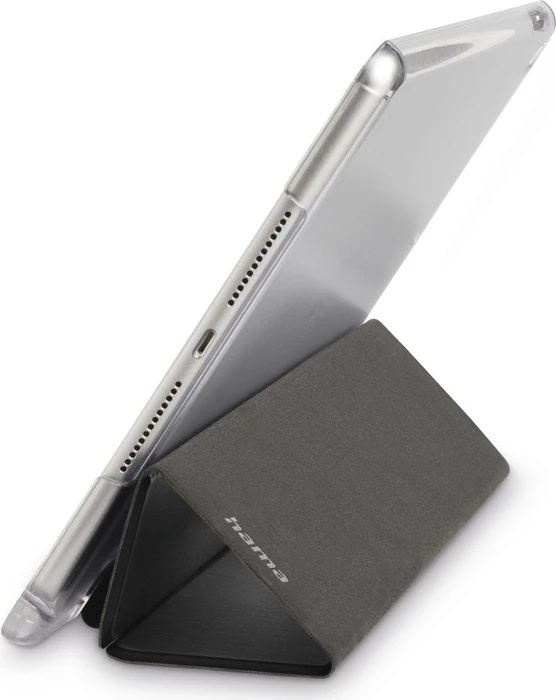 Hama Tablet Case Fold Clear mit Stiftfach für Apple iPad 10.2" (2019/2020/2021), schwarz