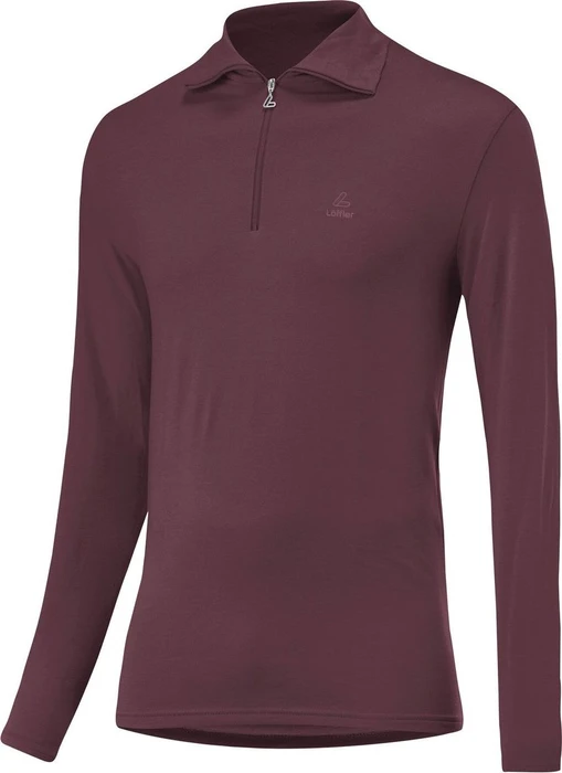 Löffler Midlayer Turtle Transtex Poloshirt langarm castagne (Herren)
