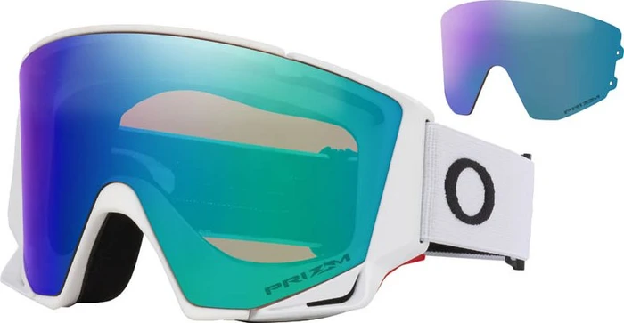 Oakley Flow Scape M Snow Goggles matte white/prizm snow argon iridium-prizm snow iced iridium
