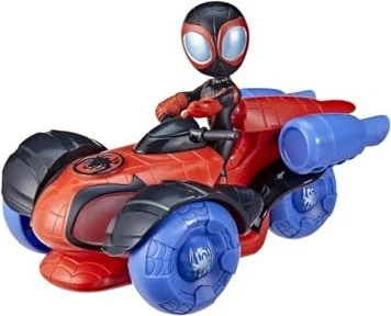 Hasbro Marvel Spidey and His Amazing Friends - Leuchtender Techno-Racer