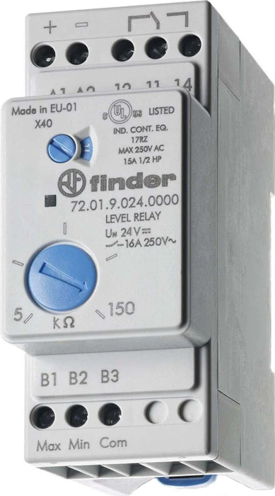 Finder Überwachungsrelais 24V/DC 1 Wechsler