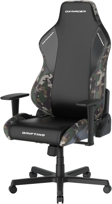 DXRacer Drifting Series 2023 L Kunstleder Gamingstuhl, schwarz/camouflage