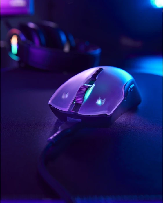 Hama uRage Reaper 515 Illuminated Gaming Mouse schwarz/transparent, USB