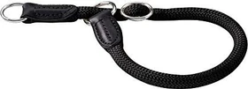 Hunter Freestyle Dressurhalsung, Hundehalsband, Zugstopper, robust, wetterfest, 45 M, schwarz
