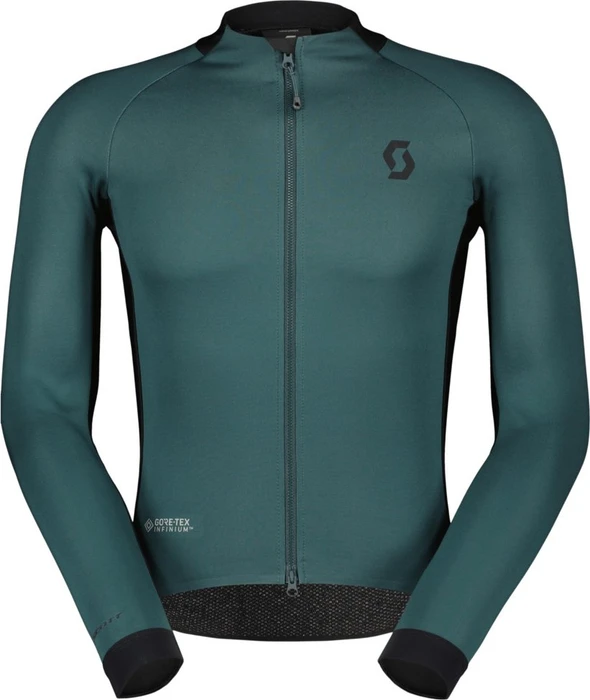 Scott RC Pro Warm LTD Trikot langarm black/aruba green (Herren)