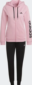 adidas Essentials Logo French Terry Trainingsanzug light pink/black (Damen)