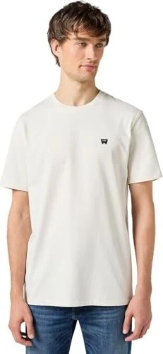 Wrangler Sign Off T-Shirt kurzarm vintage white (Herren)