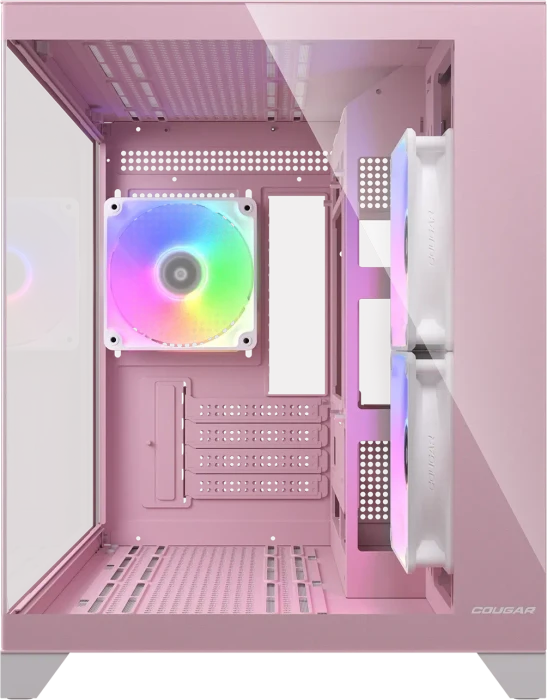 Cougar FV150 Mini, rosa, Glasfenster