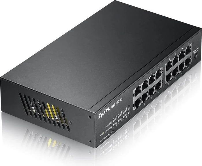 Zyxel GS1100 Desktop Gigabit Switch, 16x RJ-45