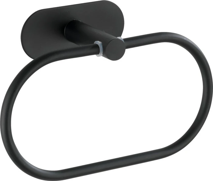 Wenko Turbo-Loc Handtuchring Mod. Orea schwarz matt