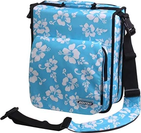 Zomo CD-Bag Large Premium Flower LTD blau