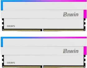 Biwin Black Opal DW100 RGB White UDIMM 48GB Kit, DDR5-6000, CL28-36-36-72, 1RX8