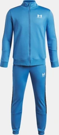 Under Armour Icon Trainingsanzug aegean blue/white (Junior)