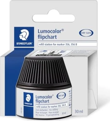 Staedtler Lumocolor 488 56 Flipchartmarker Nachfüllstation 30ml, schwarz