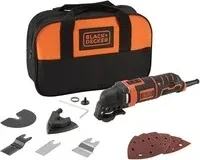 Black&Decker MT300SA2 MultiEvo Elektro-Multifunktionswerkzeug inkl. Tasche + Zubehör