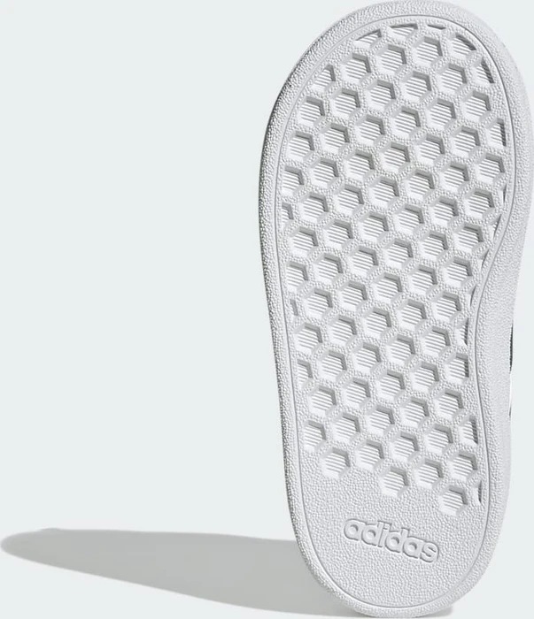 adidas Grand Court Lifestyle Hook and Loop cloud white/collegiate green (Junior)