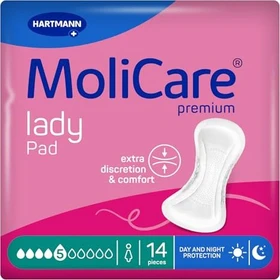Hartmann MoliCare Premium Lady Pad 5 Tropfen Hygieneeinlage, 14 Stück