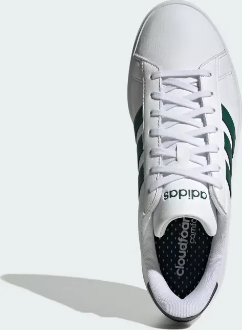 adidas Grand Court 2.0 cloud white/collegiate green/shadow navy