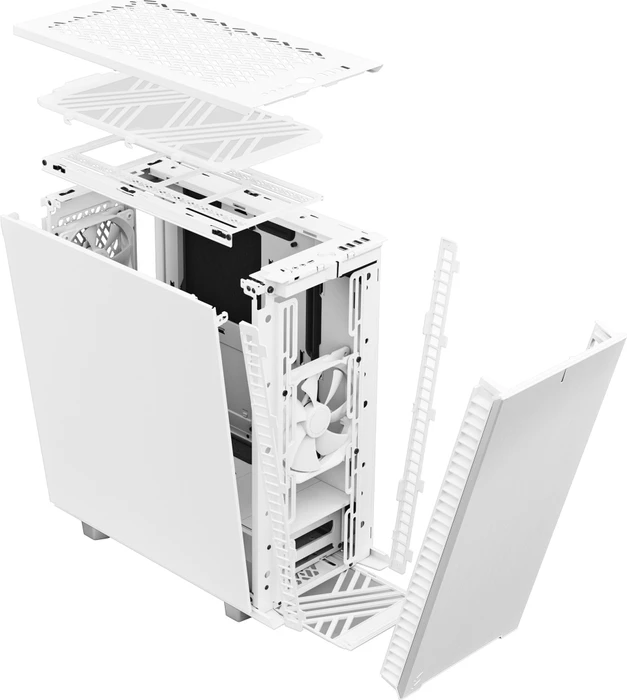 Fractal Design Define 7 Compact White Solid, schallgedämmt