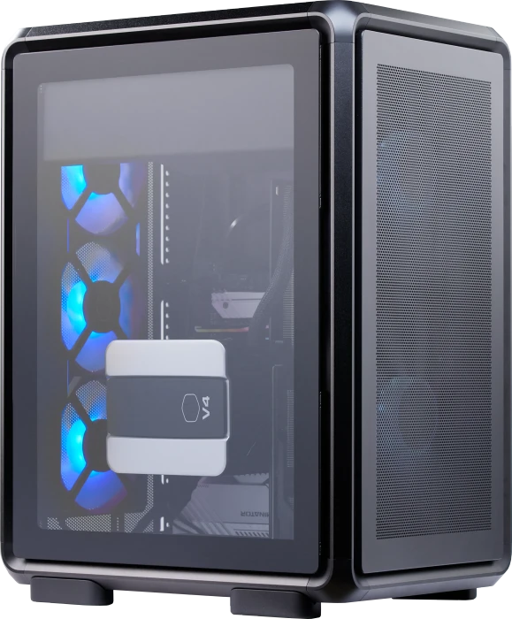 Cooler Master MasterFrame 400 Mesh, schwarz, Glasfenster