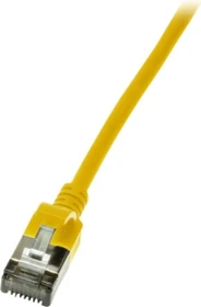 LogiLink TPE Slim Patchkabel, Cat6a, U/FTP, RJ-45/RJ-45, 1m, gelb