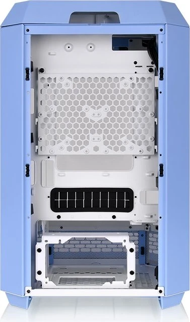 Thermaltake The Tower 300 Hydrangea Blue, blau, Glasfenster