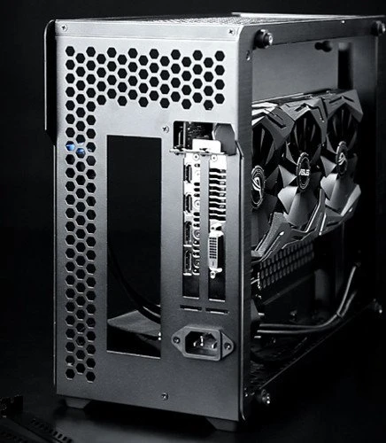 Raijintek Ophion Evo, schwarz, Glasfenster, Mini-ITX