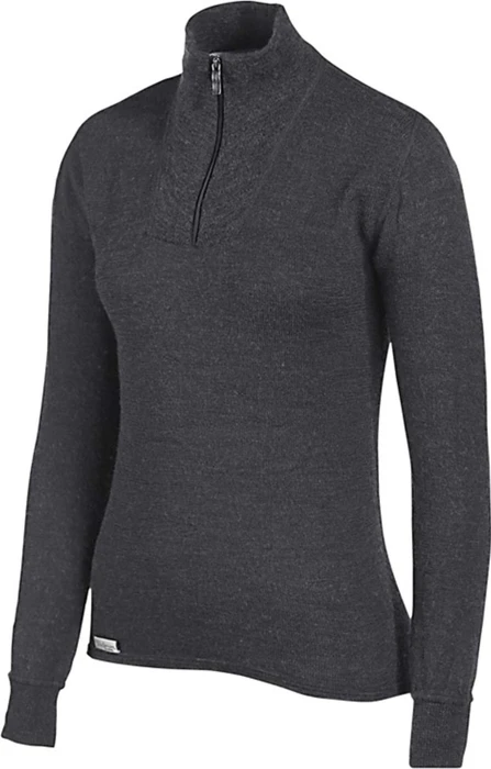 Woolpower Zip Turtleneck 200 Funktionsshirt langarm grau