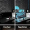 Nyfter Nyfpad XXL Liquid Premium Gaming Mousepad, 900x500mm, Design blau/schwarz Vorschaubild