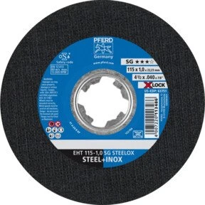 Pferd EHT 115-1.0 SG STEELOX/X-LOCK Trennscheibe gerade, 115x1mm, 25 Stück