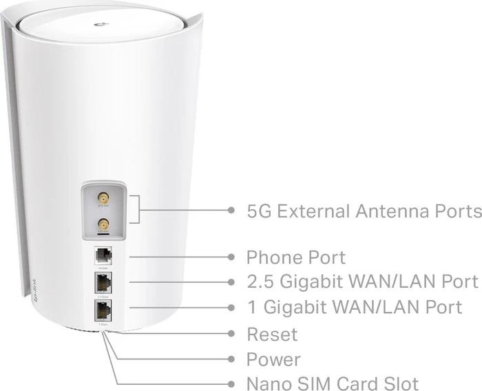 TP-Link Deco X80-5G, 1er, 5G, AX6000