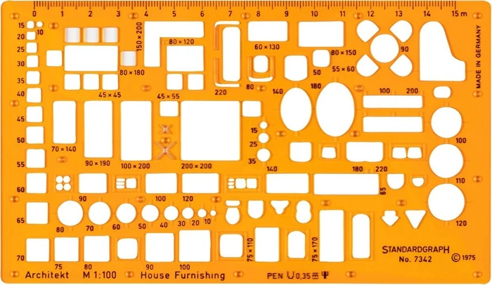 Schneider Standardgraph Architekt Schablone
