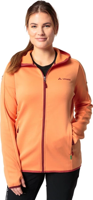 Vaude Valsorda Fleece Hoodie Funktionsjacke sweet orange (Damen)