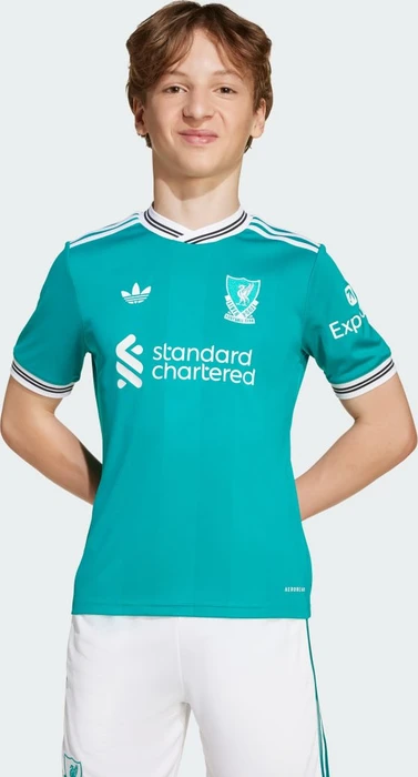 adidas Liverpool FC 2025/2026 Ausweichtrikot kurzarm (Junior)