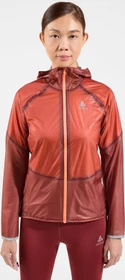 Odlo Dual Dry Performance Knit Laufjacke spiced apple/live wire (Damen)