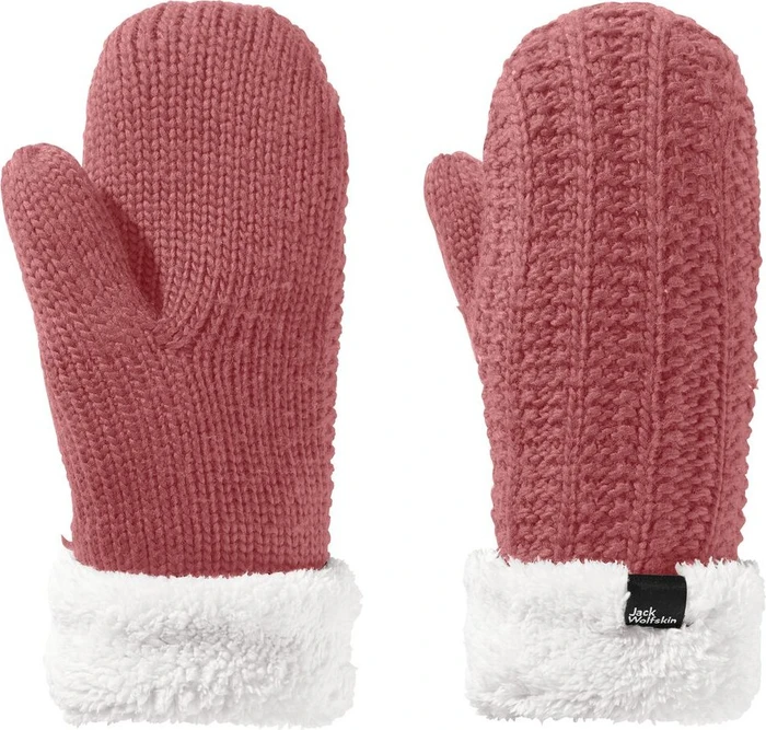 Jack Wolfskin Highloft Knit Mitten Handschuhe red coral (Damen)
