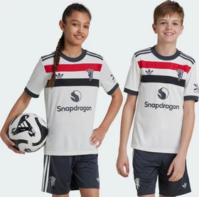 adidas Manchester United 2024/2025 Ausweichtrikot off white (Junior)