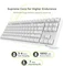 RK Royal Kludge RK87 Wireless TKL, LEDs RGB, weiß, RK BROWN, USB, US Vorschaubild