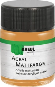 Kreul Acryl Mattfarbe, ocker, 50ml