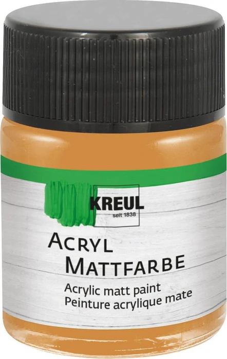 Kreul Acryl Mattfarbe, ocker, 50ml