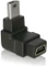 DeLOCK USB-B mini 5 Pin Stecker auf Buchse 90° gewinkelt [oben] Vorschaubild