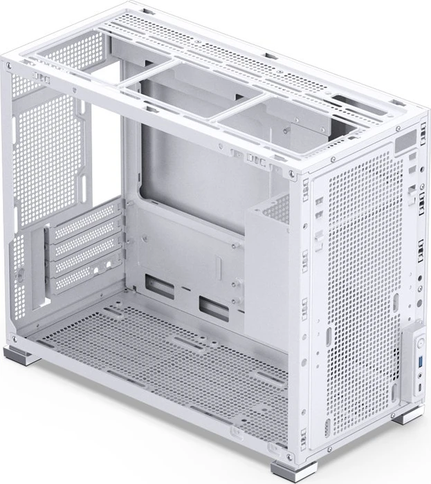 Jonsbo D31 Mesh White, weiß, Glasfenster