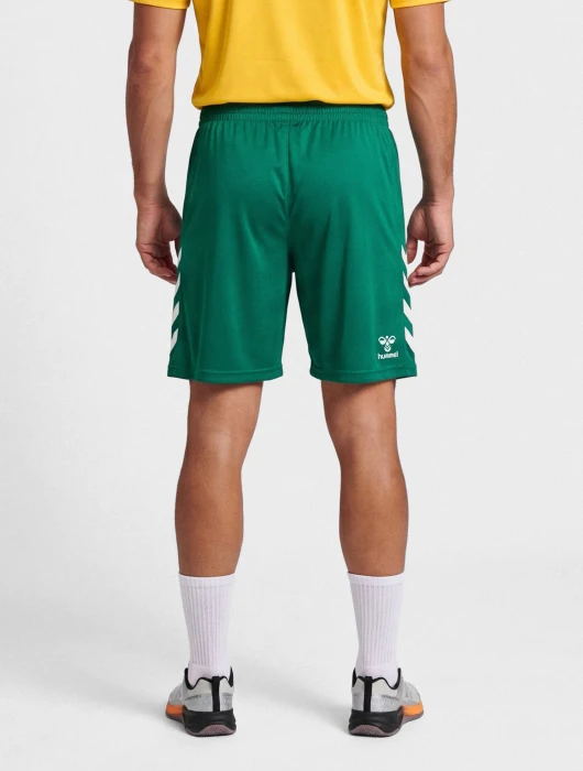 hummel Core XK Poly Trainingshose kurz grün